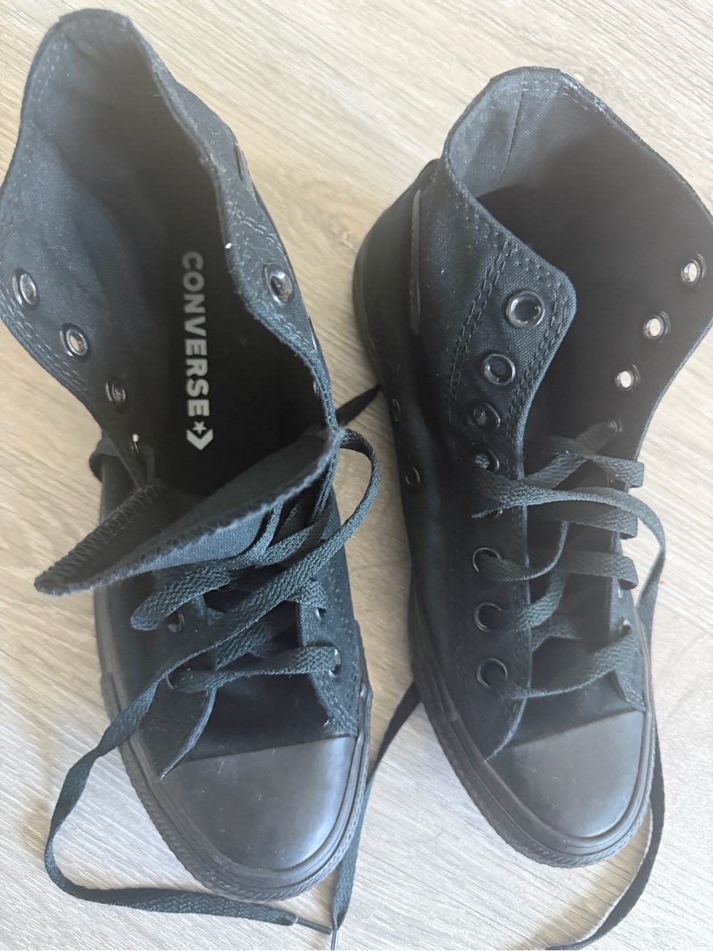 Converse Black High-Top Canvas Sneakers